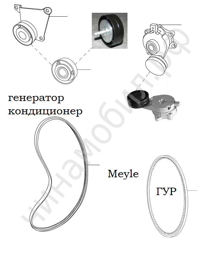 Чери Бонус Ремень Генератора